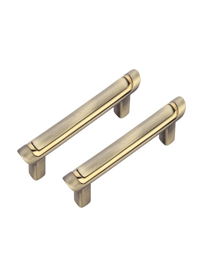 LAPO 4 Inch Pull Handles for Kitchen Cabinets & Drawers, Sleek Antique/Gold Window Drawer Handles for Almirah and Cupboard (96mm, Antique/Gold Finish, Pack of 2) - Image 1